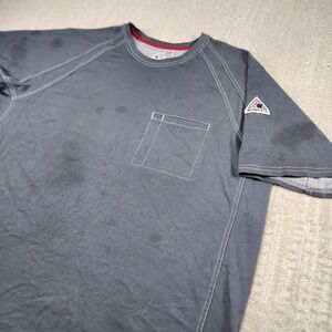 Bulwark FR Shirt Men XL Westex G2 iq Series Gray Flame Resistant Welder Pipeline